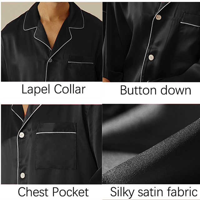 Men's soft long-sleeved sleepwear