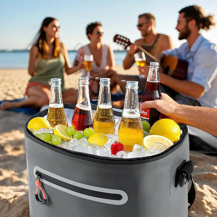 Soft Insulated Food Cooler Bag, Waterproof and