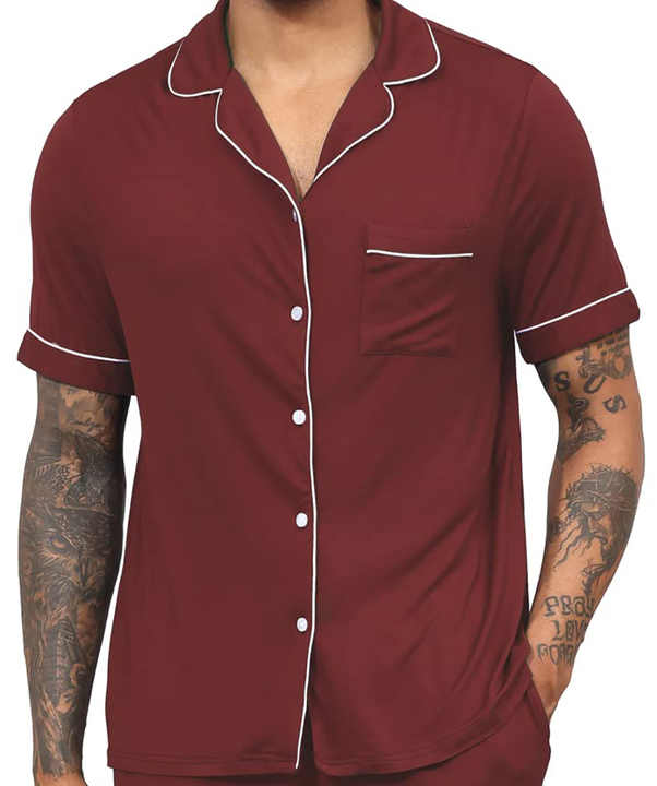 طقم مصارعة رجالي صيفي كاجوال . Men's Summer Casual Breathable