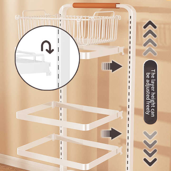 Multifunctional Removable 3-Tier Gym Equipment Rack, Yoga Mat Shelf Organizer