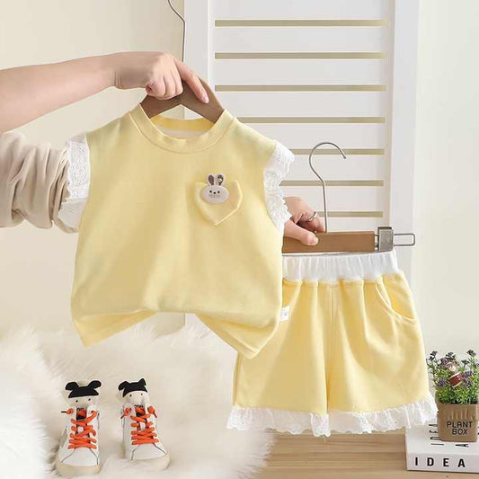 Trendy Baby Two-Piece Outfit Cotton