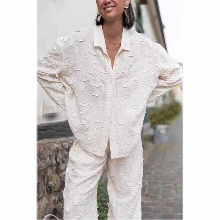 Silk shirt set