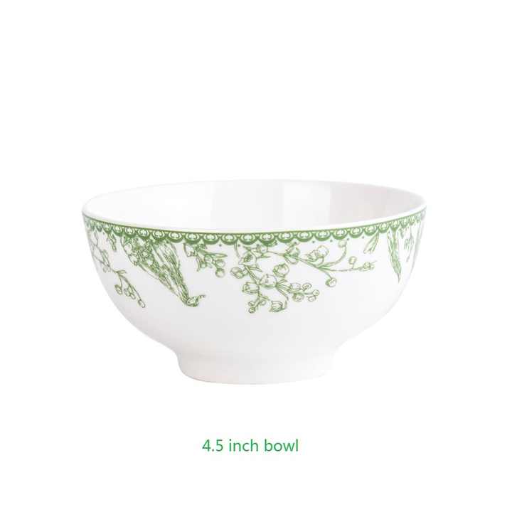 طقم أطباق وأوعية على الطراز الرعوي Pastoral Style Plate and Bowl Set