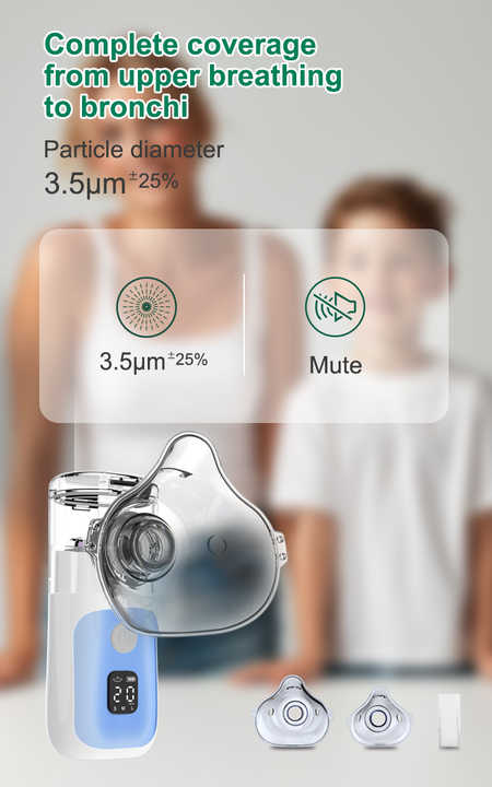 New Fashion No Holes Digital Mesh Inhaler Portable Smart