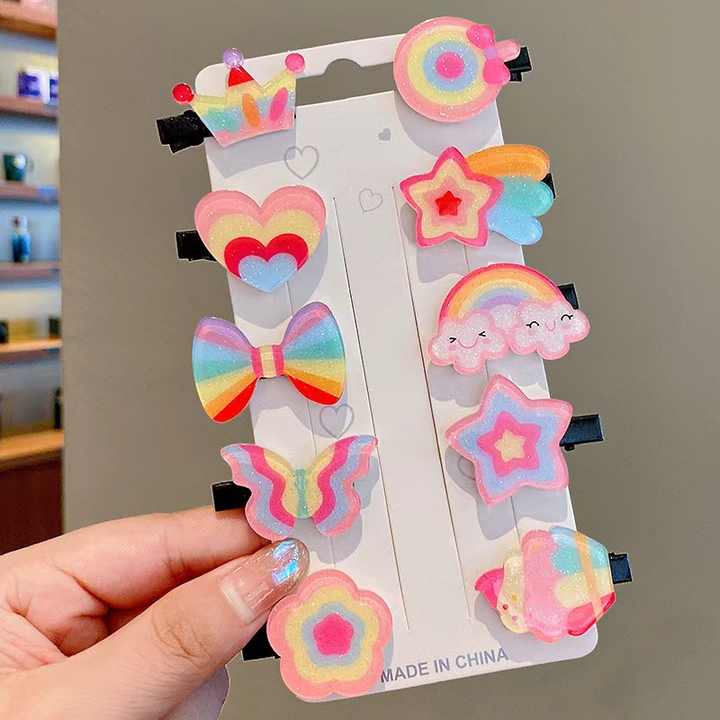 Children's hair accessories with small clips