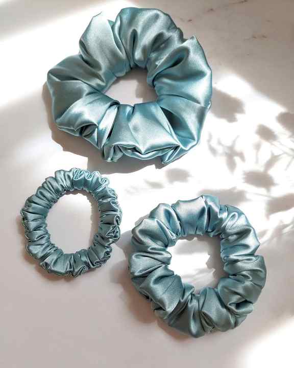 Custom Silky Satin Silk Scrunchies for Hair