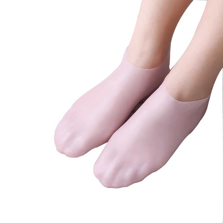 Skin Moisturizing Gel Socks for Men Women Silicone Non-Slip Waterproof Anti-Dry Socks