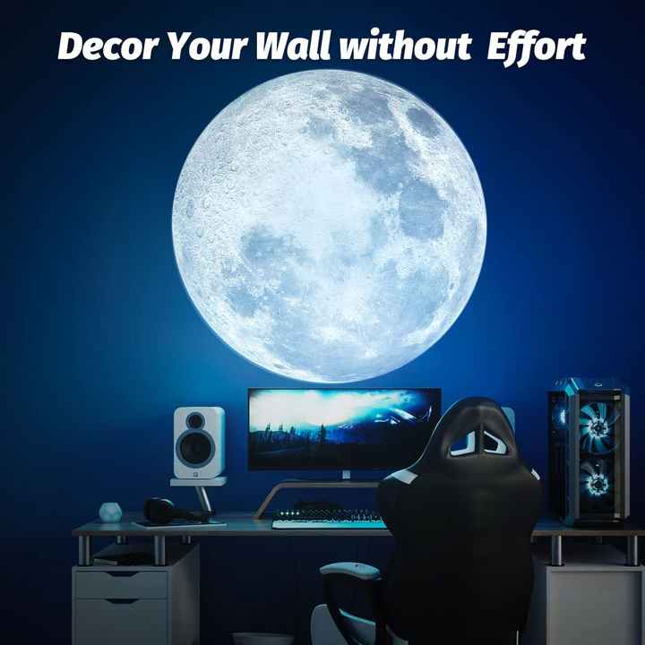 Moon lamp for brightness