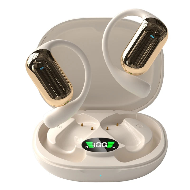 Wireless sports earphones