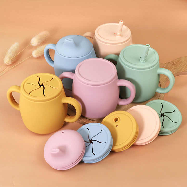 Bpa Free Silicone Baby Feeding Plates-مجموعة أطباق تغذية