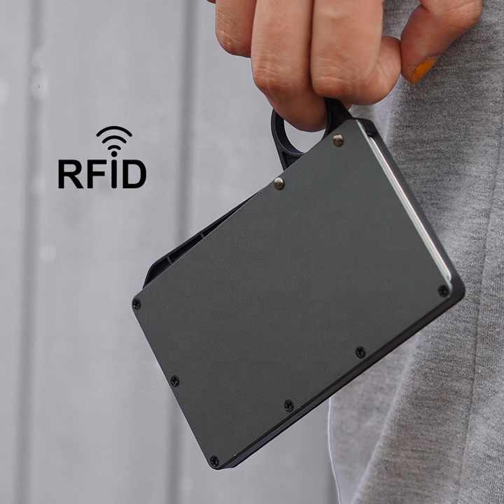 2022 Hot Sale Minimalist Metal Card Holder Aluminum