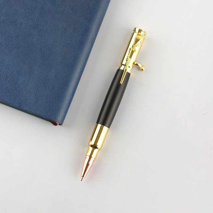 Ballpoint Pen Business Brass Screw Pressure Gun Rose