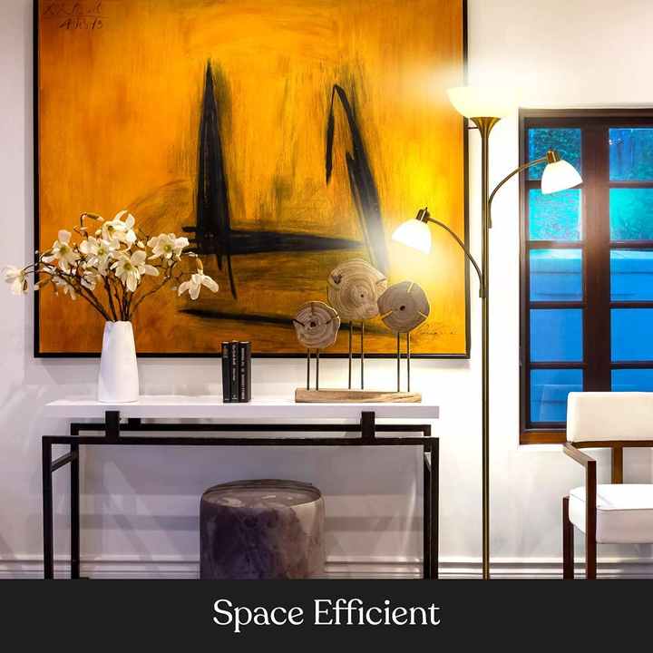 Luxury gold floor lamp