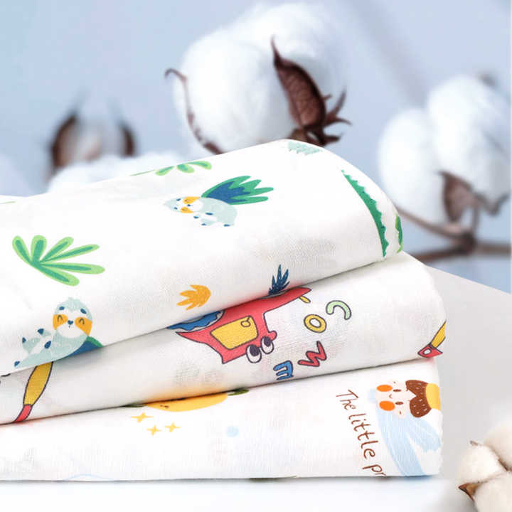 Cotton Jersey Fabric for Baby Clothing - Terry Knit Fabric Made from Bamboo Fibers