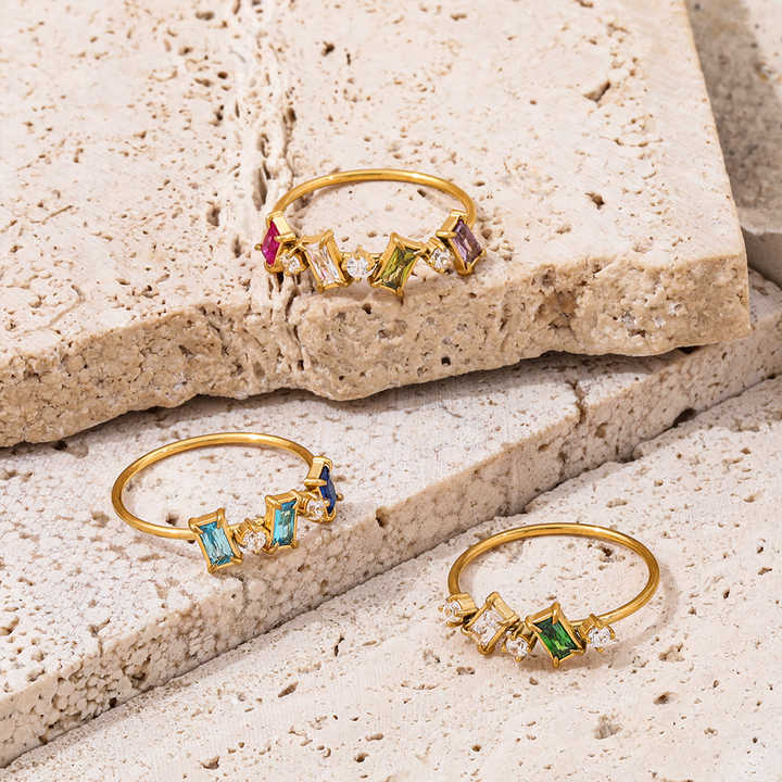 خاتم نسائي زركون