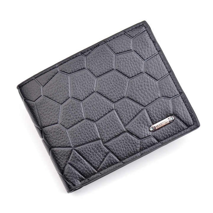 Low-quality PU leather wallet, classic style, men's slim