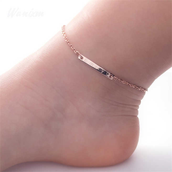 Children's Accessories Stainless Steel Kids Anklet Bracelet