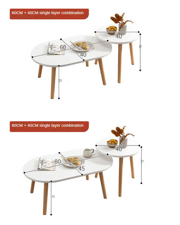 Creative coffee table combination simple modern living room round table