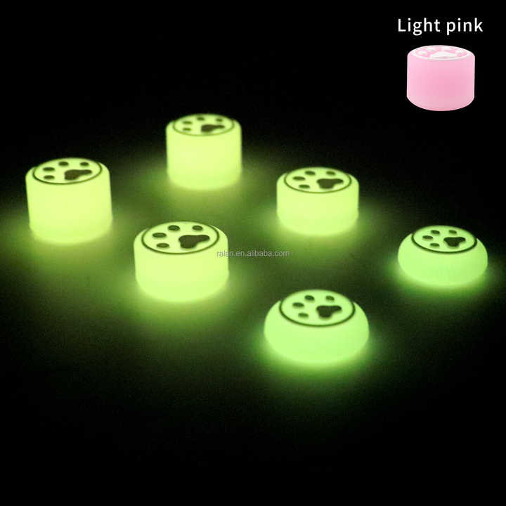 Silicone glow stick pieces