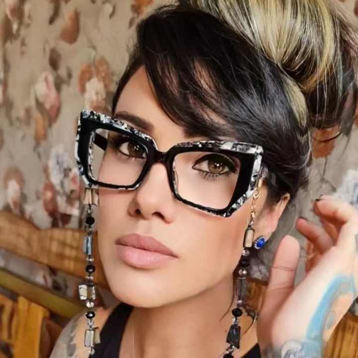 Eyeglasses Frames Lunette De Soleil - Square Colored Eyeglasses Frame