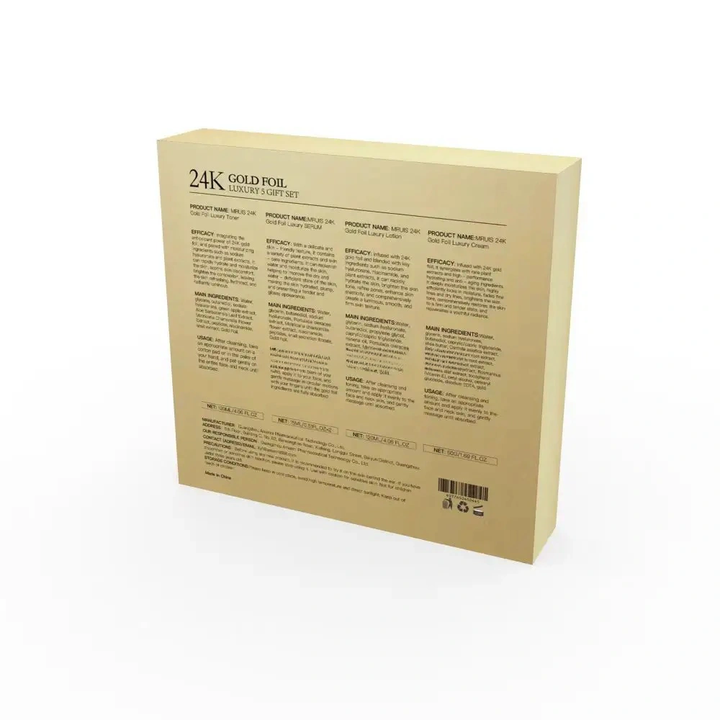 Serum Lotion Facial Care Luxury Set Gold Collagen Cream