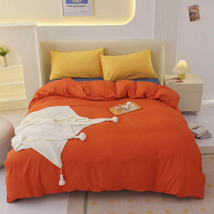 Luxury, elegant, comfortable, multi-colored bedding set,