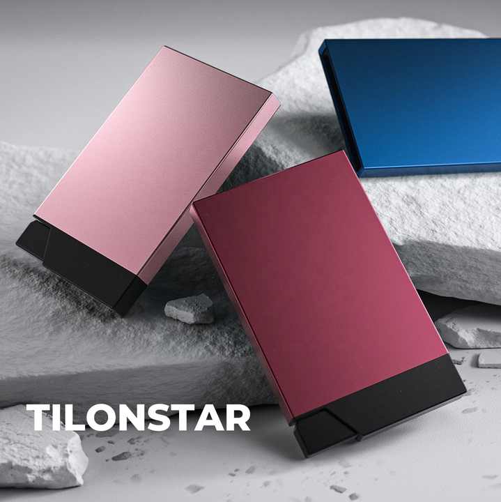 حامل بطاقات من الألومنيوم