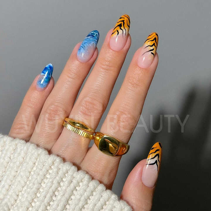 Tens Pieces Chinese- Dagger Nails