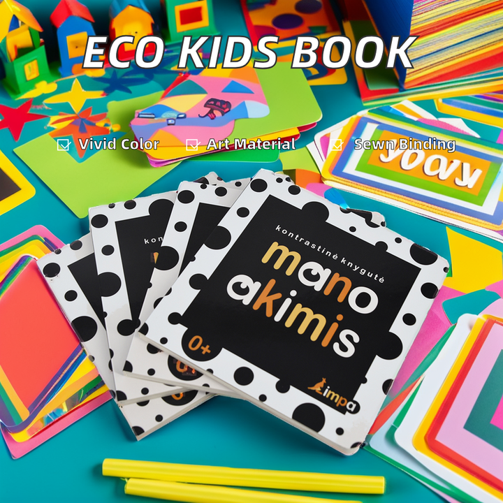 Custom offset printed children's hardback book