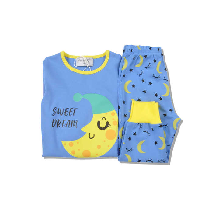 Long-sleeved cotton children's pajamas