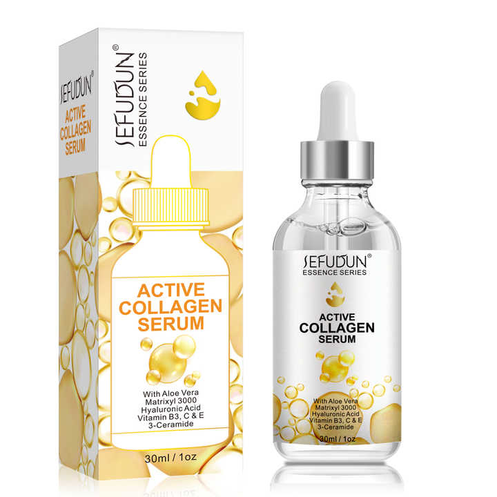 Anti-Wrinkle Effectively Improves Skin Elasticity and Tightness Collagen Face Serum Anti-Aging Collagen Serum