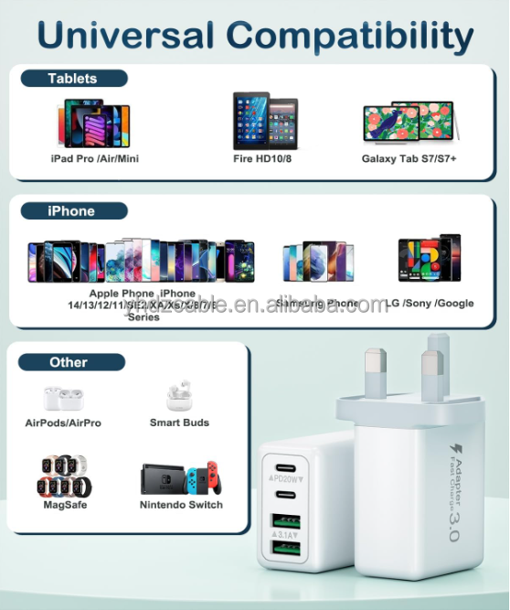 شاحن حائط سريع