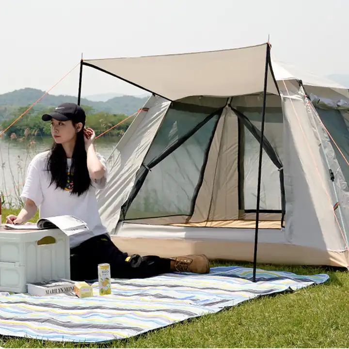 Outdoor Kitchen Set Camping Equipment Portable Folding Gear Travel Camping Kit with First Aid Kit