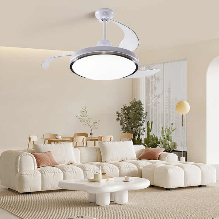 Modern invisible ceiling fan
