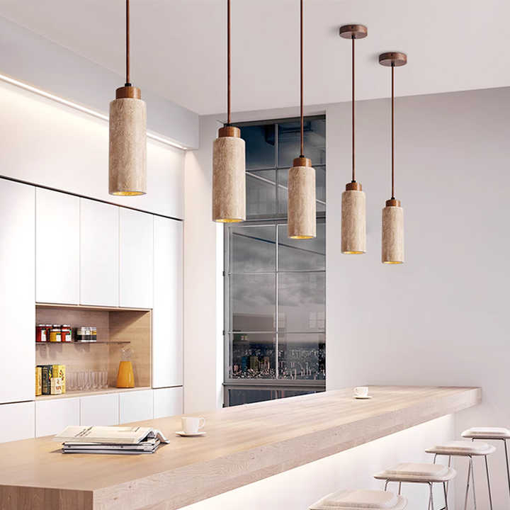 stone pendant lamp
