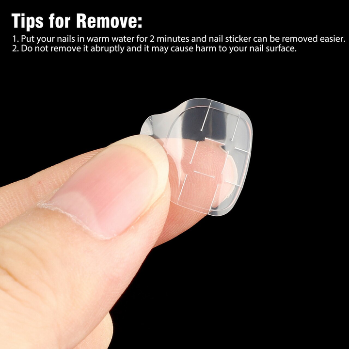 أظافر يد صناعية قصيرة