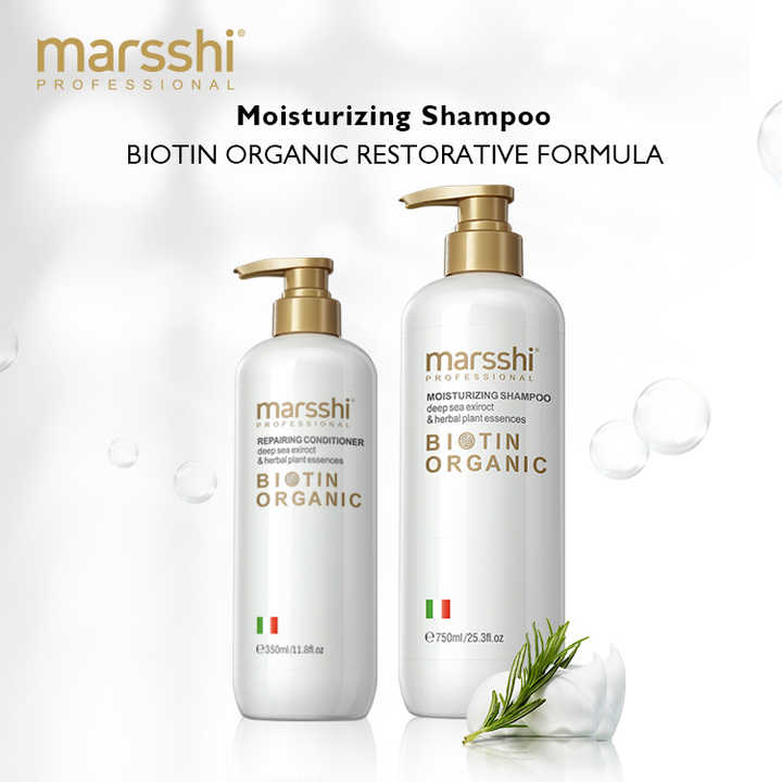 Private Label Organic Biotin Hair Growth Shampoo Set