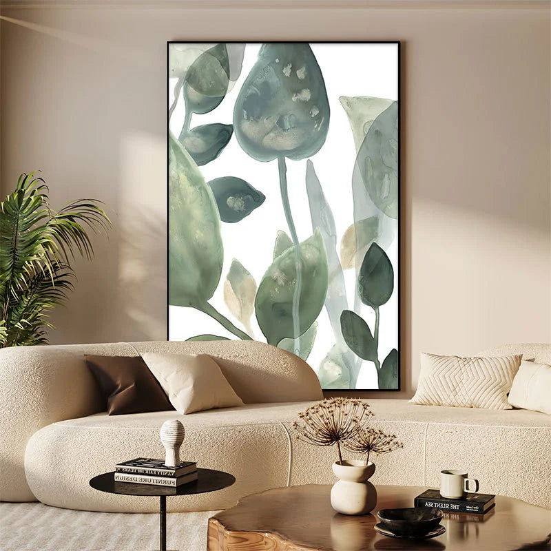 Green natural decor panel