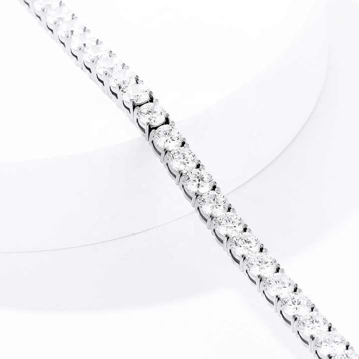 Fashion 3A Shiny Zircon Tennis Chain Bracelet