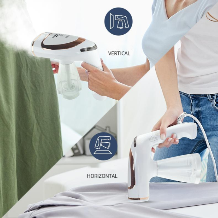Handheld steam iron for clothes