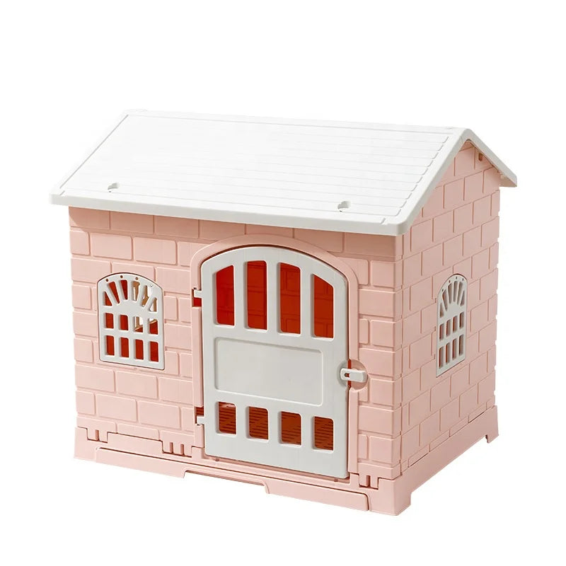 Modern Plastic Dog Cage - Animal Accessories