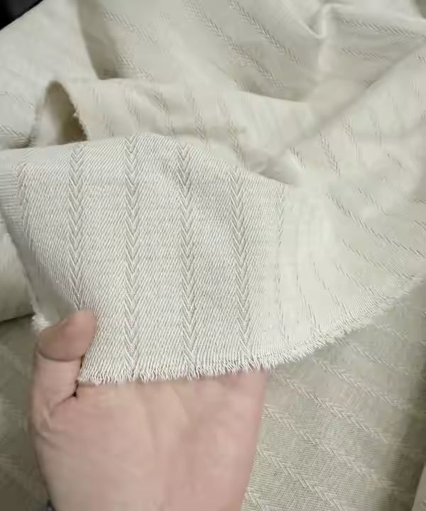 Cotton Fabric for Bed Linen- 325gsm Cotton Jacquard Fabric for Sofa