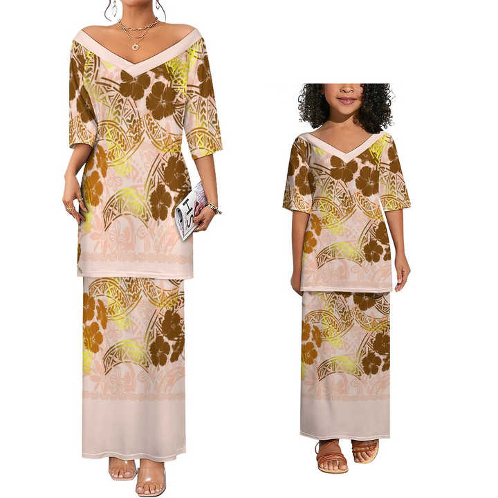 طقم الزفاف الخفيف - الأم والبنت