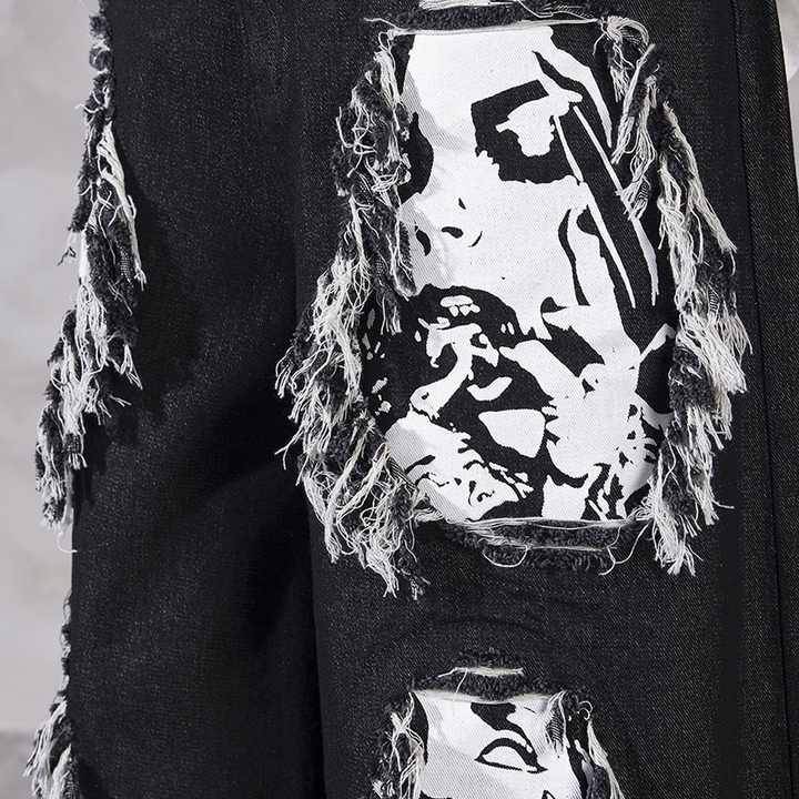 بنطلون رجالي بطبعة رقمية