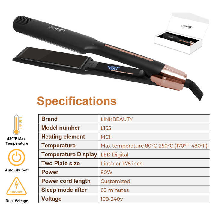 Ceramic Keratin Treatment Hair Straightener Factory Direct Electric Hair Straightener for Home Use