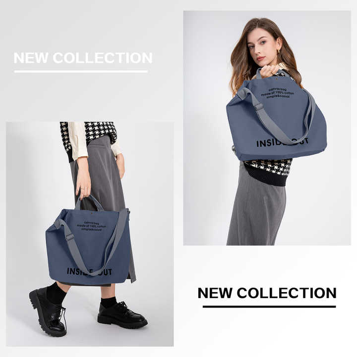 Women's shoulder bag made of high quality cotton fabric