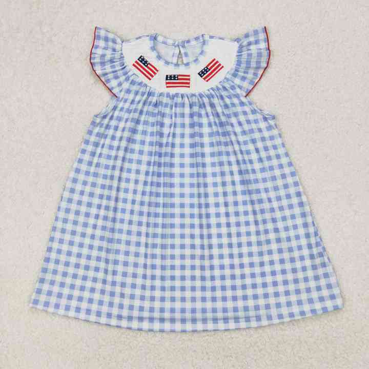 Piece Clothes- Girls' Short-Sleeved Dress