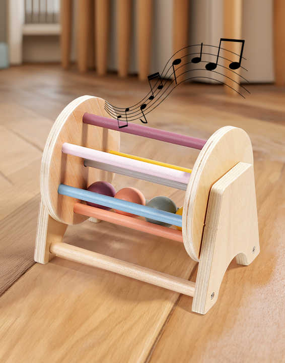 Baby drum rotating games
