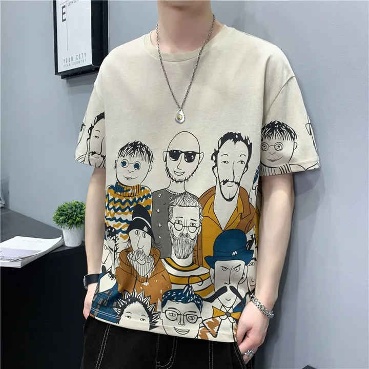 تيشيرت رجالي بأكمام قصيرة