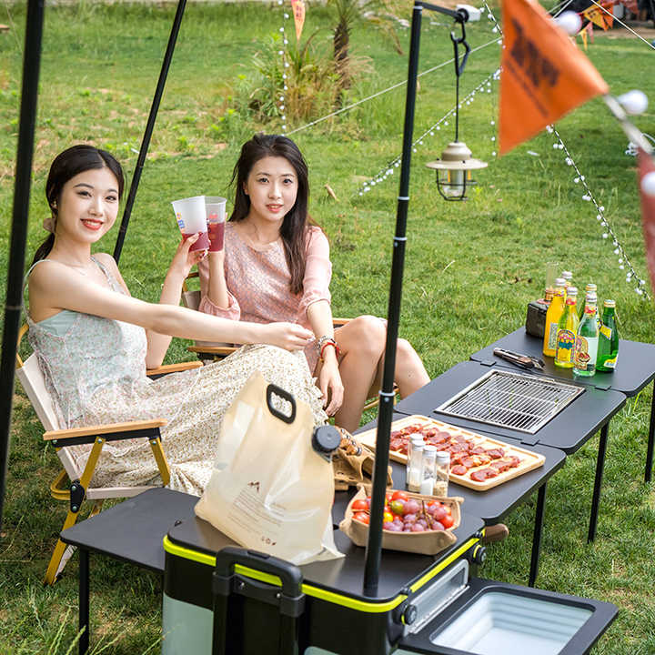 صندوق تخييم خارجي قابل للطي . Factory Direct Foldable Outdoor